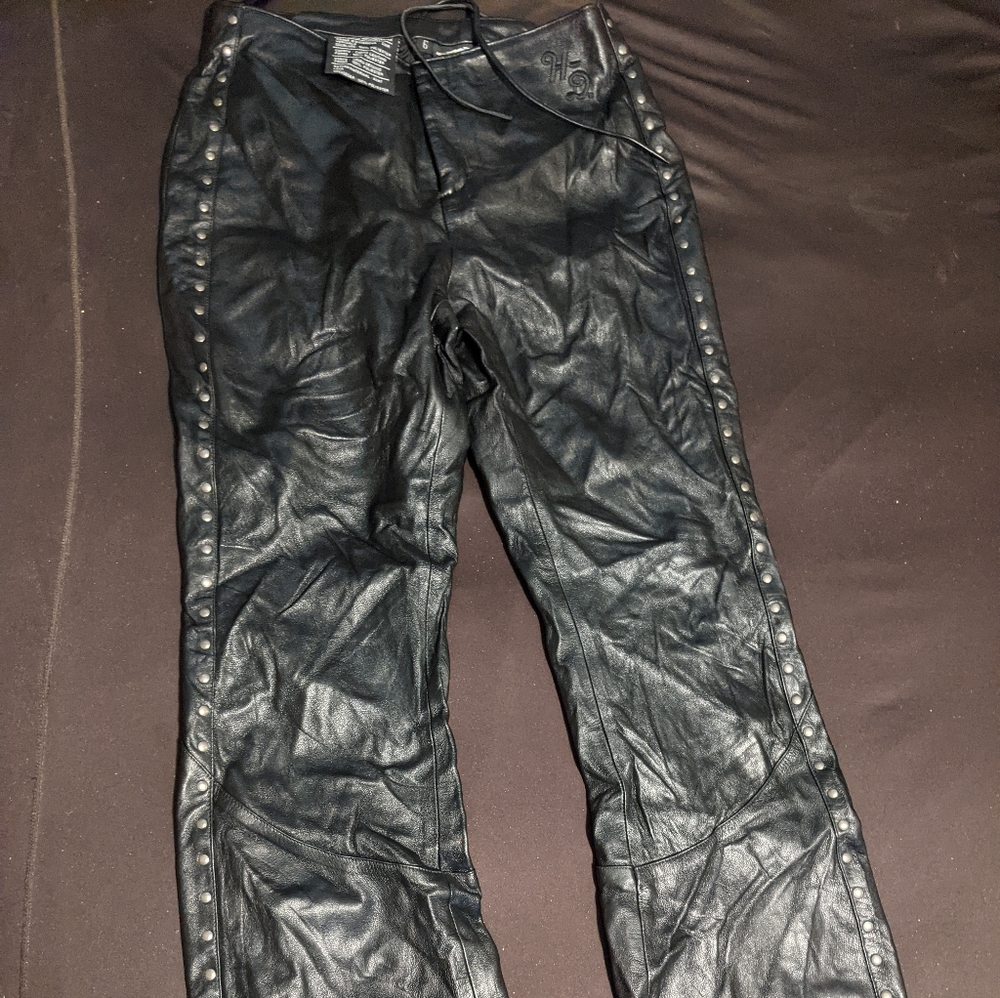 Vintage Rare Harley Davidson leather pants